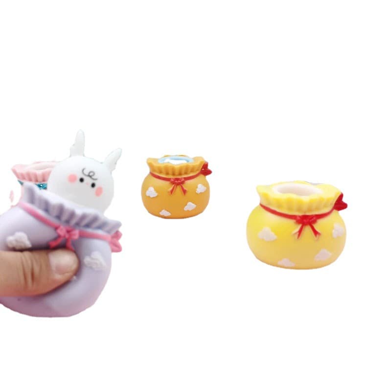 (Comércio transfronteiriço), coelho, lodo, brinquedo, com ursinhos, anti-stress - imagem 6